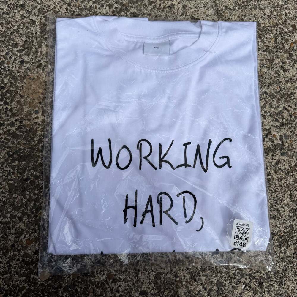 GOAT 'Working Hard' Tee - 06915 10004GHRCT WHIT